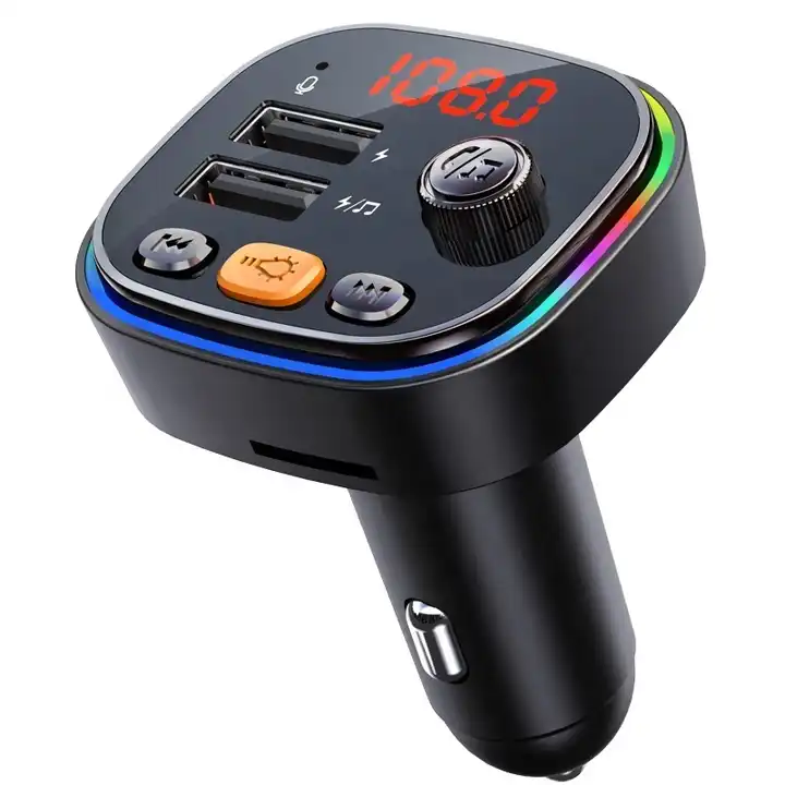 Cheap FM Transmitter Car Wireless Bluetooth Car Kit Handsfree Car MP3 Audio  Player Dual USB Radio Modulator Car Kit 3.1A USB Charger
