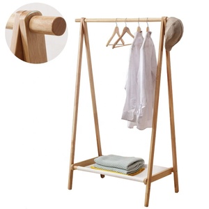 Commercio all'ingrosso Pieghevole <span class=keywords><strong>Camera</strong></span> <span class=keywords><strong>Da</strong></span> <span class=keywords><strong>Letto</strong></span> In Legno vestiti del Vestito Hanger stand - Product Image 1