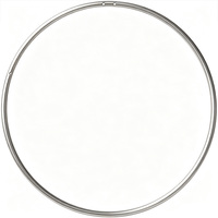Anneau aérien multi-points DIY de 85 cm avec matériel de fixation, Cerceau Lyra aérien, Cerceau sans support / simple / double point pour Yoga Aérien
