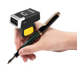 Kit combinado de escáner de código de barras con anillo de dedo HENEX H500, inventario de almacén, lector de datos inalámbrico BT rs5100, escáner portátil similar - Product Image 6