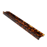 Supports de Mahjong Modernes en Acrylique Effet Écaille de Tortue de 20 Pouces avec Poussoirs Magnétiques pour le Divertissement