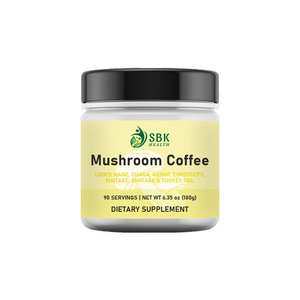 Oem Mushroom Coffee Powder Support Custom Reishi Mushroom <b>Supplement</b> Mushroom Improves Focus Alertness Coffee - Product Image 1