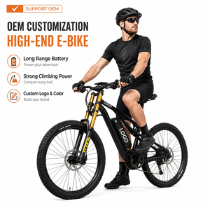Fabrication en gros de vélos électriques de montagne DH420, batterie lithium 48V20Ah, frein à disque hydraulique, haute vitesse, tout-terrain, VTT - Product Image 1