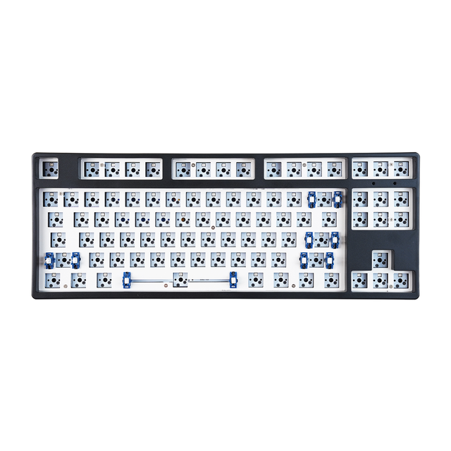 Factory Direct Supply KC87 Wireless Mechanical Keyboard Diy Kit 87keys TKL Hot Swap 75% Layout for Gaming Keyboard
