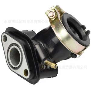 Jqg009 GY6 50 <b>Intake</b> <b>Manifold</b> 19mm For 80Cc Scooter Replacement Part With Carburetor Interface - Product Image 3