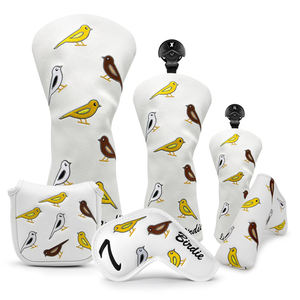 Ensembles de housses de tête de golf en cuir PU de haute qualité pour mallet putter, iron blade putter, driver, fairway et hybride, vente en gros - Product Image 2