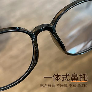 Montures de lunettes rondes pour femmes Danyang, en TR90, avec verres anti-lumière bleue, style coréen, pont moyen, modèle 9057 - Product Image 3