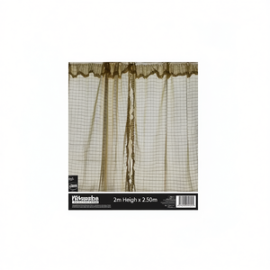 Cortinas Caladas Vistuca de 2m de Alto x 2.50m, Diseño Vintage, Forma Rectangular - Product Image 1