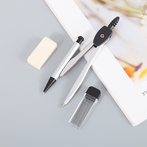 Ensemble de compas métalliques JY-6006 en 7 pièces, outils de dessin, fournitures scolaires, en boîte - Product Image 4