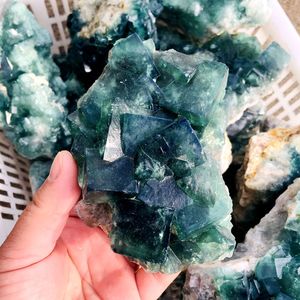 Mẫu Vật Đá Thạch Anh Thô Tự Nhiên Bán Sỉ Cụm Fluorite Xanh Tinh Thể Thô Chữa Bệnh - Product Image 3