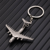 WELLFLYER KECH-191 créatif pendentif en métal porte-clés modèle combattant porte-clés pendentif Mini porte-clés ouvre-bouteille