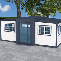Suihe Flat 20Ft 40 Ft Conteneur extensible Maison pliante Préfabriquée 40Ft Villa Expédition Maison mobile préfabriquée 2 3 4 5 Bedroom