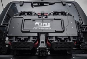 Fury-Equipo de puerta trasera con cajas de aceite de 7,5l, bastidor de luz de freno alto, tabla de rescate para Jeep Wrangler JK, 2007-2017 - Product Image 3