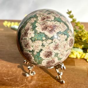 Esfera de Ágata Verde de Estilo Bohemio de Alta Calidad al por Mayor, Piedra de Cristal Natural para Decoración del Hogar Única y Regalos Navideños - Product Image 2