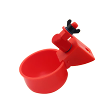 Nouvelle Abreuvoir Automatique en Plastique pour Poulets, Bol à Eau Rouge pour l'Élevage de Volailles, Abreuvoir pour Poussins, Canards, Oies