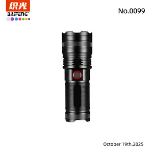 ไฟฉายอลูมิเนียมอัลลอยด์ XA-B702 ไฟ LED แบบชาร์จไฟได้สำหรับตกปลากลางแจ้ง ปรับความสว่างได้ กำลังไฟสูง - Product Image 3