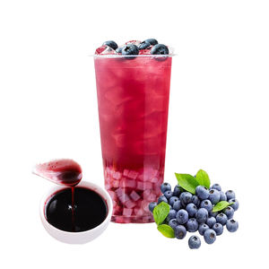 Jugo de Arándanos Premium para Ingredientes de Té de Burbujas Halal, Siropes con Sabor a Frutas Mixtas, Jugo de Frutas Fresco al por Mayor con Etiqueta Privada - Product Image 6