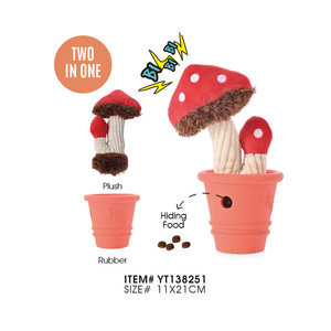 Giocattolo per Cani in Gomma Peluche Versatile, Masticabile e Rimovibile per Pulizia Denti e Divertimento - Product Image 1