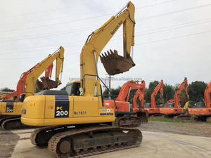 Komatsu ดั้งเดิม PC200-7รถตักดินสภาพดีน้ำหนักปฏิบัติการ20ตันสำหรับงานก่อสร้าง - Product Image 3