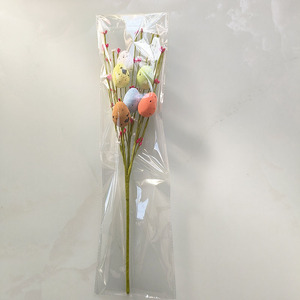 Oeuf de Pâques artificiel TC petit arbre oeuf en mousse marguerite plante verte pour la maison pièce maîtresse Vase rebord de fenêtre décor coloré Berry Picks - Product Image 6