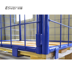 Xếp chồng đầy đủ Hàn kho lưu trữ lưới thép container với <span class=keywords><strong>Pallet</strong></span> gỗ - Product Image 4