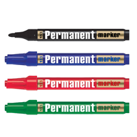 Marqueurs permanents écrit sur métal plastique verre et bois étanche rouge bleu vert noir encre bureau maison école Logo personnalisé