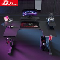Bureau de jeu RGB en gros avec étagères détachables pour les détaillants