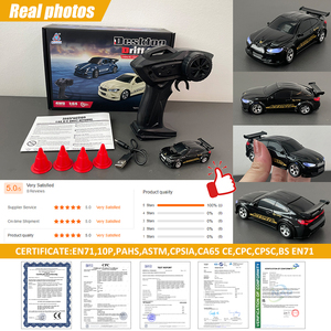 Vente en gros 1/64 2.4G Mini voiture de <span class=keywords><strong>course</strong></span> 4WD Drift Rc Voiture télécommandée pour enfants Jouet véhicule avec lumière LED Hobby pour garçons 15 km/h - Product Image 5