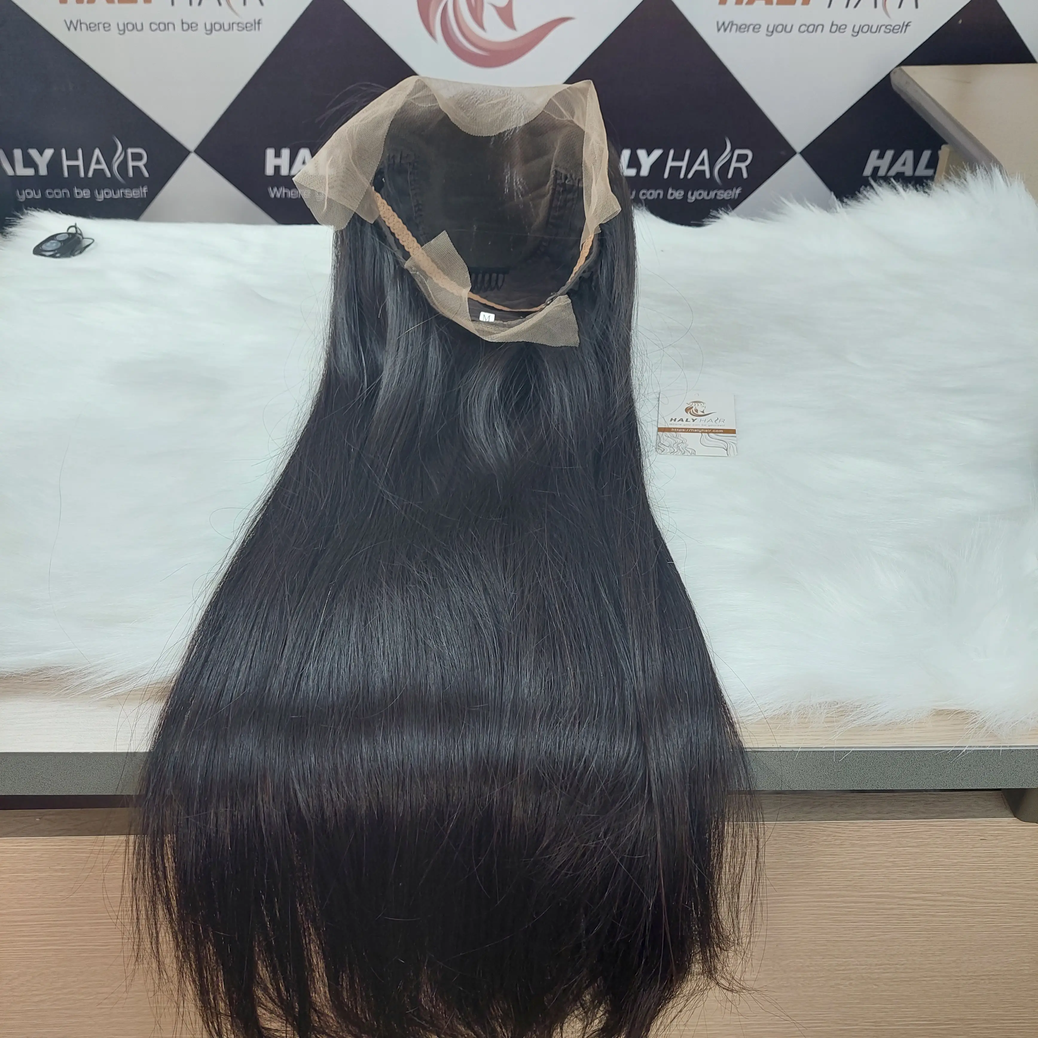 HD Lace frontal wigs human hair extension with 100% raw virgin hair from Halyhair Vietnam hair supplier best price