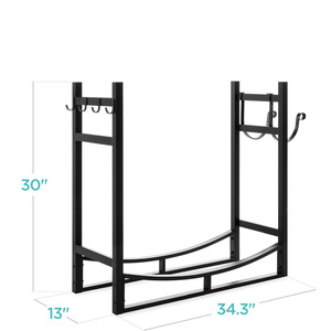 Support à <span class=keywords><strong>bois</strong></span> <span class=keywords><strong>de</strong></span> chauffage en métal <span class=keywords><strong>pour</strong></span> extérieur et intérieur, support à <span class=keywords><strong>bois</strong></span> <span class=keywords><strong>pour</strong></span> cheminée, support <span class=keywords><strong>de</strong></span> rangement empilable <span class=keywords><strong>pour</strong></span> <span class=keywords><strong>bois</strong></span> <span class=keywords><strong>de</strong></span> chauffage - Product Image 5