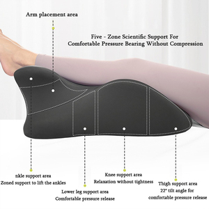 Đa chức năng Ergonomic cong Mat Bộ nhớ bọt gối có thể được tháo rời rửa giường đọc gối - Product Image 3