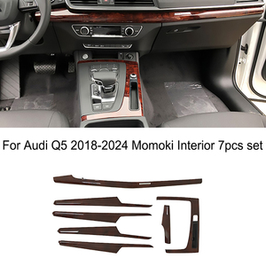 ชุดแผงตกแต่งภายในคาร์บอนไฟเบอร์ 7 ชิ้น รุ่น Momoki Cen Mu สำหรับ Audi Q5 RSQ5 ปี 2018-2024 วัสดุเบิร์ช สำหรับอัพเกรดภายในและชิ้นส่วนตัวถัง - Product Image 2