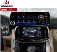 Land Cruiser LC300 Upgrade LX600 12.3 Inci Android Auto GPS Navigasi Carplay 4G8core CPU 360 Radio Mobil Multimedia Layar Sentuh