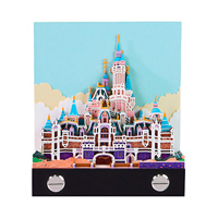 Bloc-notes personnalisé Château de conte de fées, calendrier hebdomadaire, décoration de bureau, papeterie, bloc-notes en papier, cadeau d'anniversaire de luxe pour petite amie