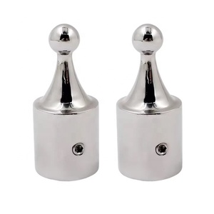 Stainless Steel 316 Marine Bimini Top Cap Ball Socket Dia. 7/8 Inch (22mm) Tube External Eye End <b>Yacht</b> Boat Hardware Accessories - Product Image 2