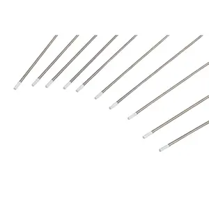 Electrodos de tungsteno WZ8 Soldadura TIG blanca 0.8% Tungsteno circonizado TIG 1/16 3/32 1/8 pulgadas x 7