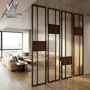 Divisorio in Acciaio Inox LED Personalizzato di Alta Gamma, Schermo Tagliato al Laser <span class=keywords><strong>per</strong></span> Hotel, Villa, Ristorante, Design d'Interni, <span class=keywords><strong>Salone</strong></span>, Soggiorno - Product Image 3