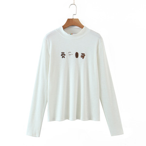 เสื้อชั้นในผู้หญิงคอสูงลายริบบิ้นปักลายการ์ตูน รุ่น N7869 สำหรับผู้หญิงไซส์ใหญ่ - Product Image 2