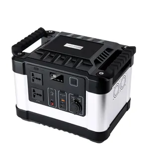 Power station solar system energy 1000W electricity generator inverter portable power station power bank battery