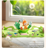 Produits 100% Authentiques Pop Mart Gift You Greeting Card Series Scene Sets Blind Box pour Accessoires de Poupée DIMOO Plastique 1/12