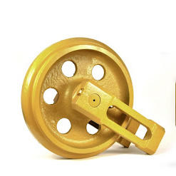 Excavator Spare Parts Front <strong>Idler</strong> Wheel Undercarriage Spare Parts Front Steel Carrying <strong>Idler</strong> <strong>Roller</strong> Ex30 - Product Image 3