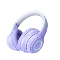 Headset Gaming Lipat Nirkabel Over Ear Hemat Biaya dengan Lampu LED