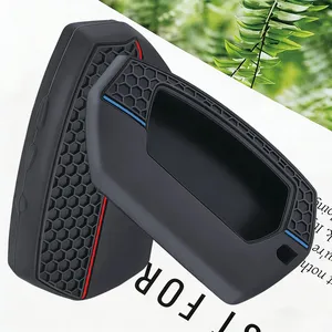 Étui de protection en silicone souple de qualité supérieure pour clé de voiture <span class=keywords><strong>Pandora</strong></span> DXL4950 DX-90 D010 DX 90 91 6X 9X 90B 90BT 90L 42 Moto Russie 2 voies LCD - Product Image 3