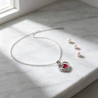 Collier en argent 925 plaqué platine pour femme, pendentif tendance, chaîne de haute qualité, zircone cubique, cadeau de fiançailles ou d'anniversaire