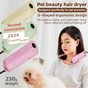 Nuevo estilo, secador de pelo para mascotas, artefacto de soplado de pelo silencioso de alta potencia, soplador de agua para perros grandes y pequeños, especial para perros
