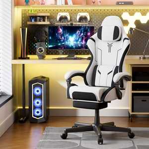 <span class=keywords><strong>Chaise</strong></span> de jeu pour adultes Silla <span class=keywords><strong>Gamer</strong></span> <span class=keywords><strong>Top</strong></span> Racing avec repose-pieds, grand ordinateur pivotant en PVC, livraison complète européenne gratuite, 350lbs - Product Image 4