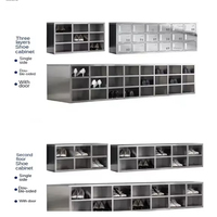 Meubles de laboratoire en acier inoxydable propre atelier 201/304 banc à chaussures en acier inoxydable armoire 20 banc à chaussures