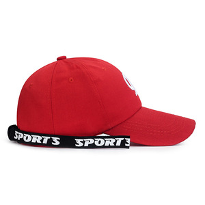 Baseball Cap Unisex Cotton Embroidered R Letter Sunscreen Breathable Sport Hat Red Pink Black Yellow Purple Light Blue - Product Image 2