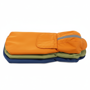Chaqueta Impermeable para Perros y Gatos, Ligera, Simple, de Poliéster Brillante, Resistente al Agua y al Viento, con Capucha, para Senderismo y Camping - Product Image 2