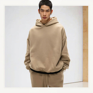 Sudadera con capucha para hombre Color sólido Venta al por mayor Logotipo personalizado Tela de algodón Sudadera con Capucha forrada Fabricación al por mayor - Product Image 2